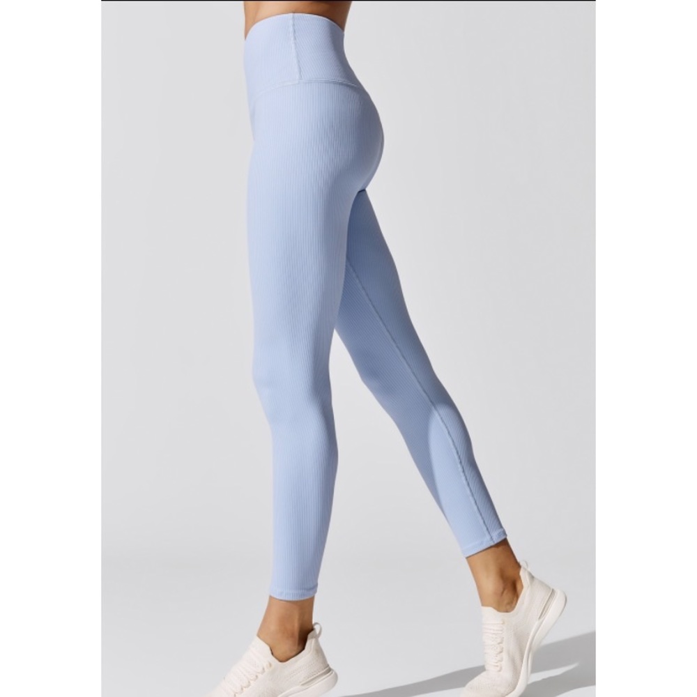 Carbon38 Ribbed Regular Rise 7/8 Legging